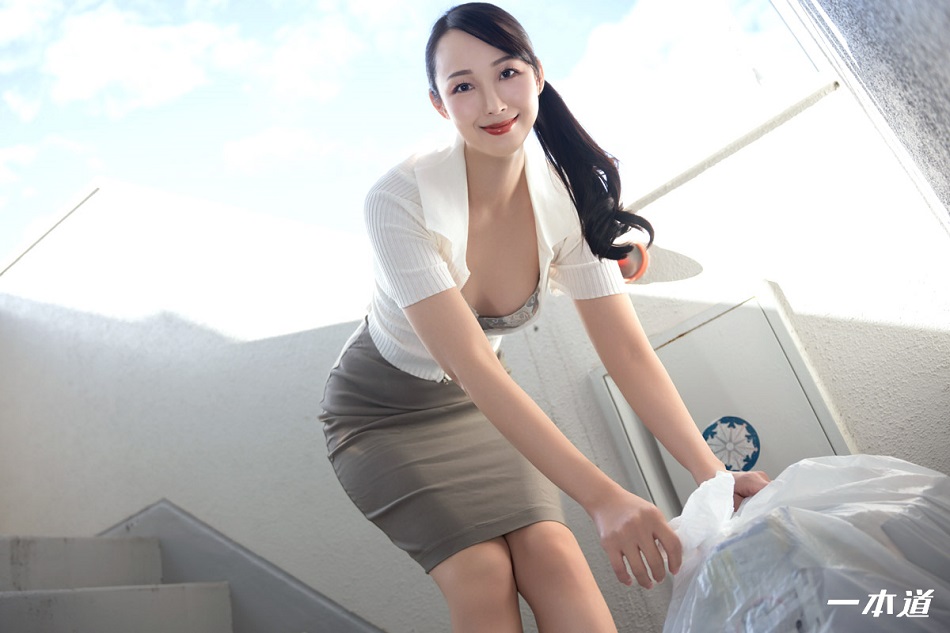The playful neighborhood housewife who goes out to take out the trash braless in the morning