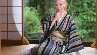 The blonde Russian beauty was a lewd proprietress! 